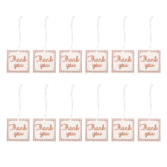 24 Packs: 12 ct. (288 total) Oh Baby Thank You Gift Tags by Celebrate It™